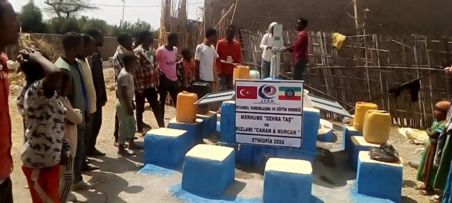 Etiyopya Addis Ababa – Zehra Taş ve Kızları Adına Su Kuyusu Faaliyeti